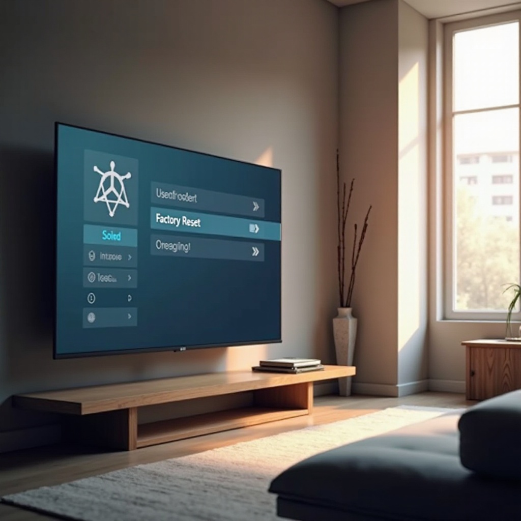 como faço para redefinir meu televisor LG para as configurações de fábrica