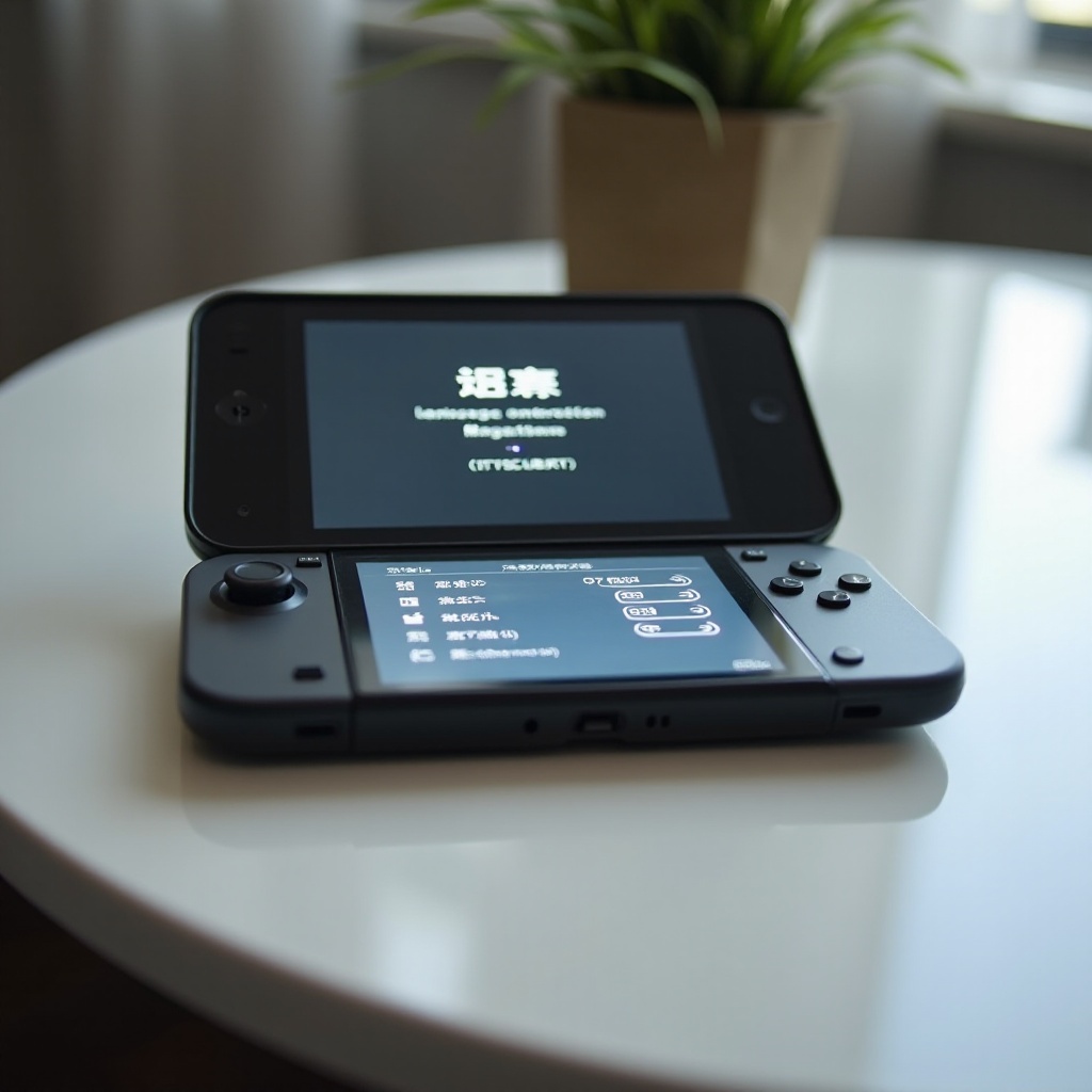 3ds change language japanese to english