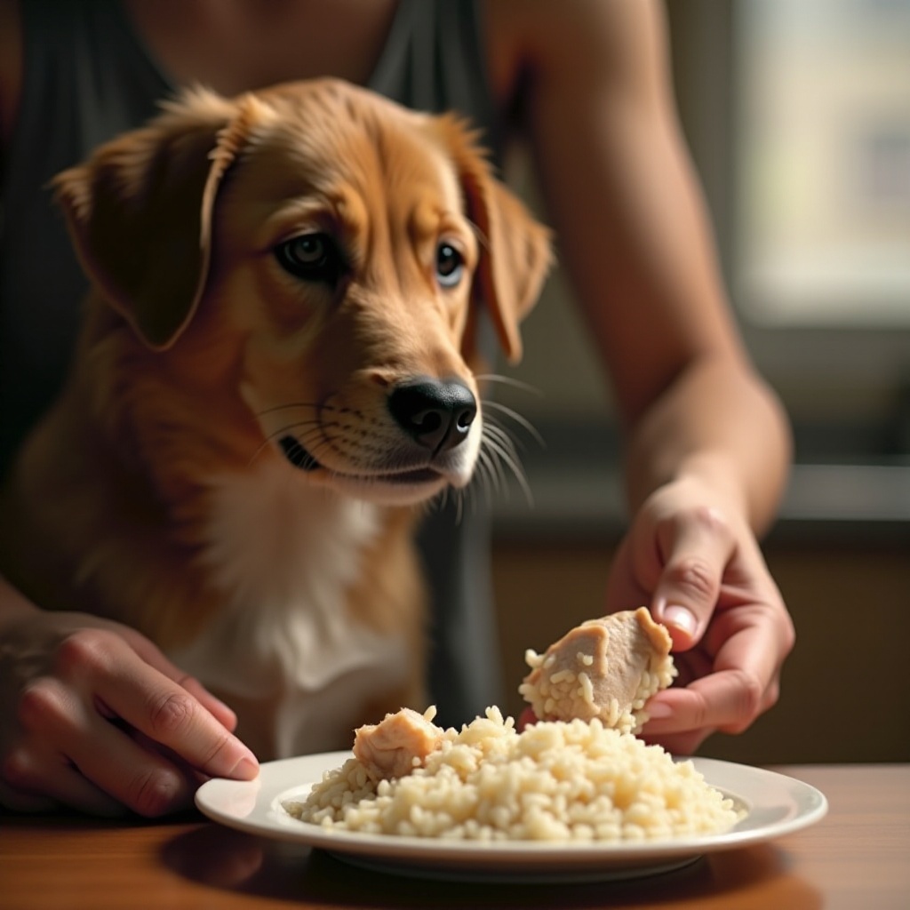 qué darle de comer al perro con diarrea y vómitos