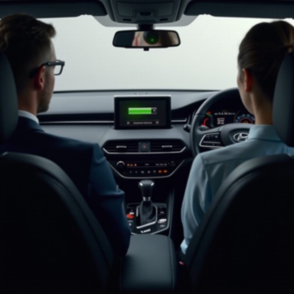 Avviso batteria 12V scarica Ioniq 5