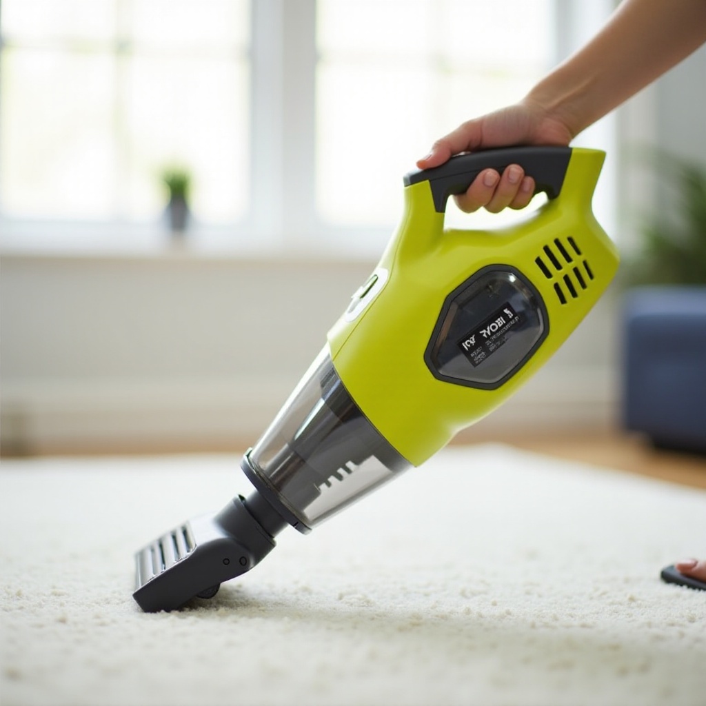 resenha do aspirador de mão Ryobi
