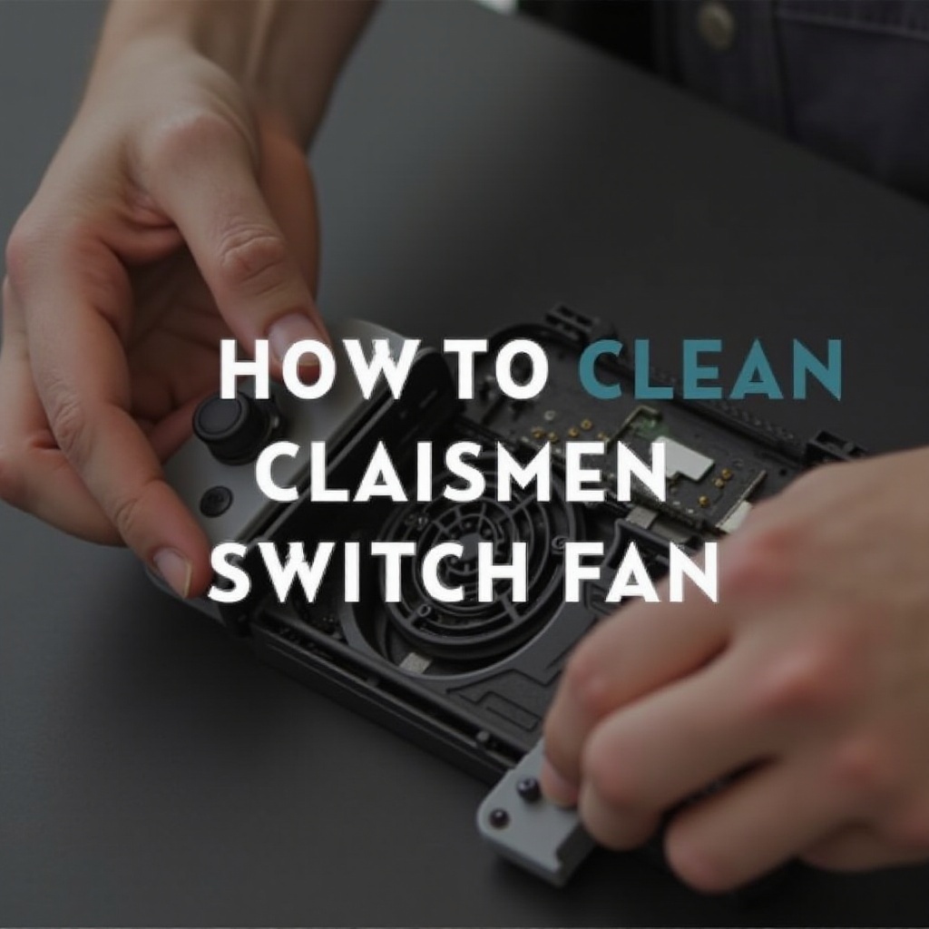 como limpar o ventilador do Nintendo Switch