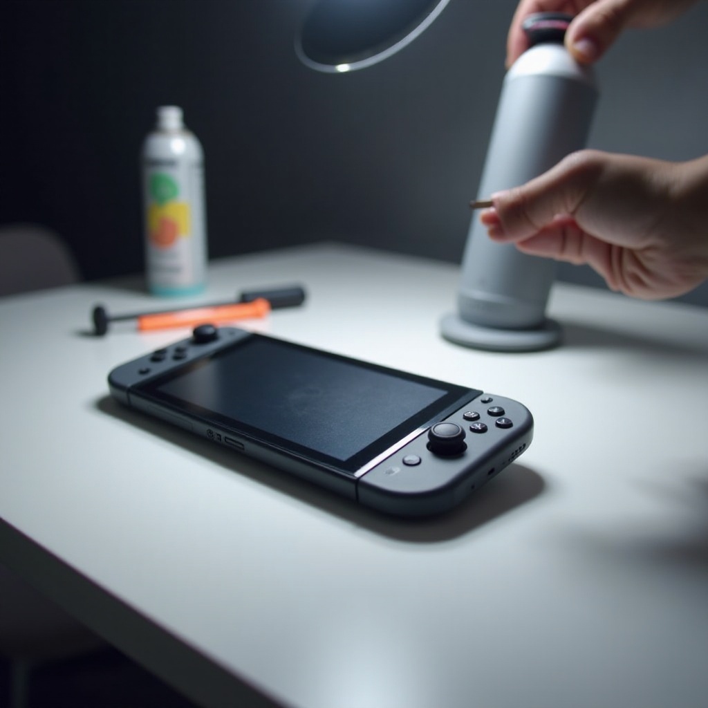 how to clean nintendo switch fan