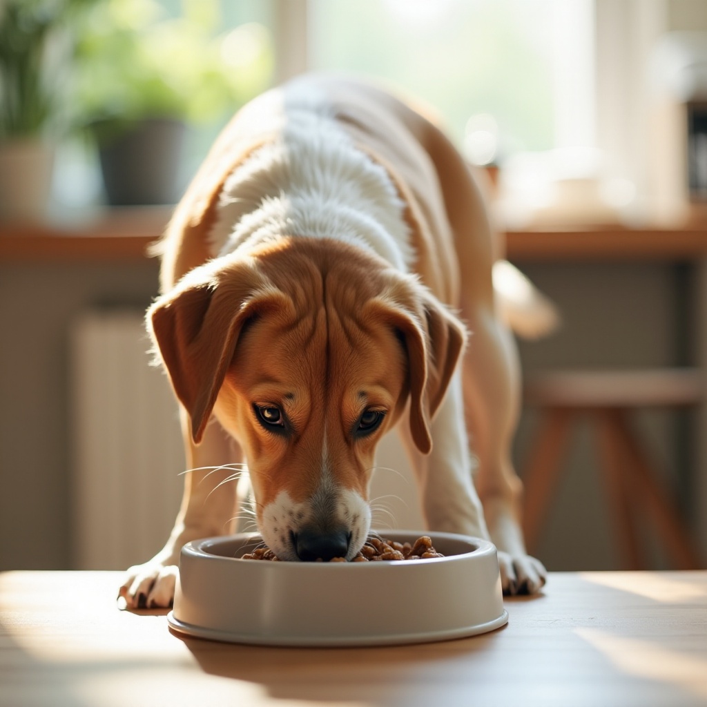 hoe je de hond langzamer kunt laten eten
