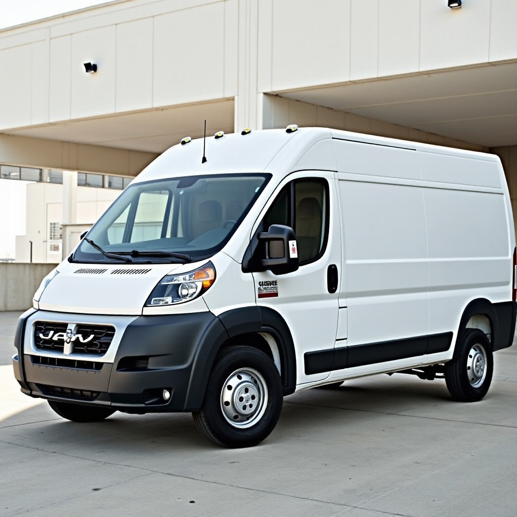 2025 modèles de carrosserie de la camionnette de chargement Ram ProMaster