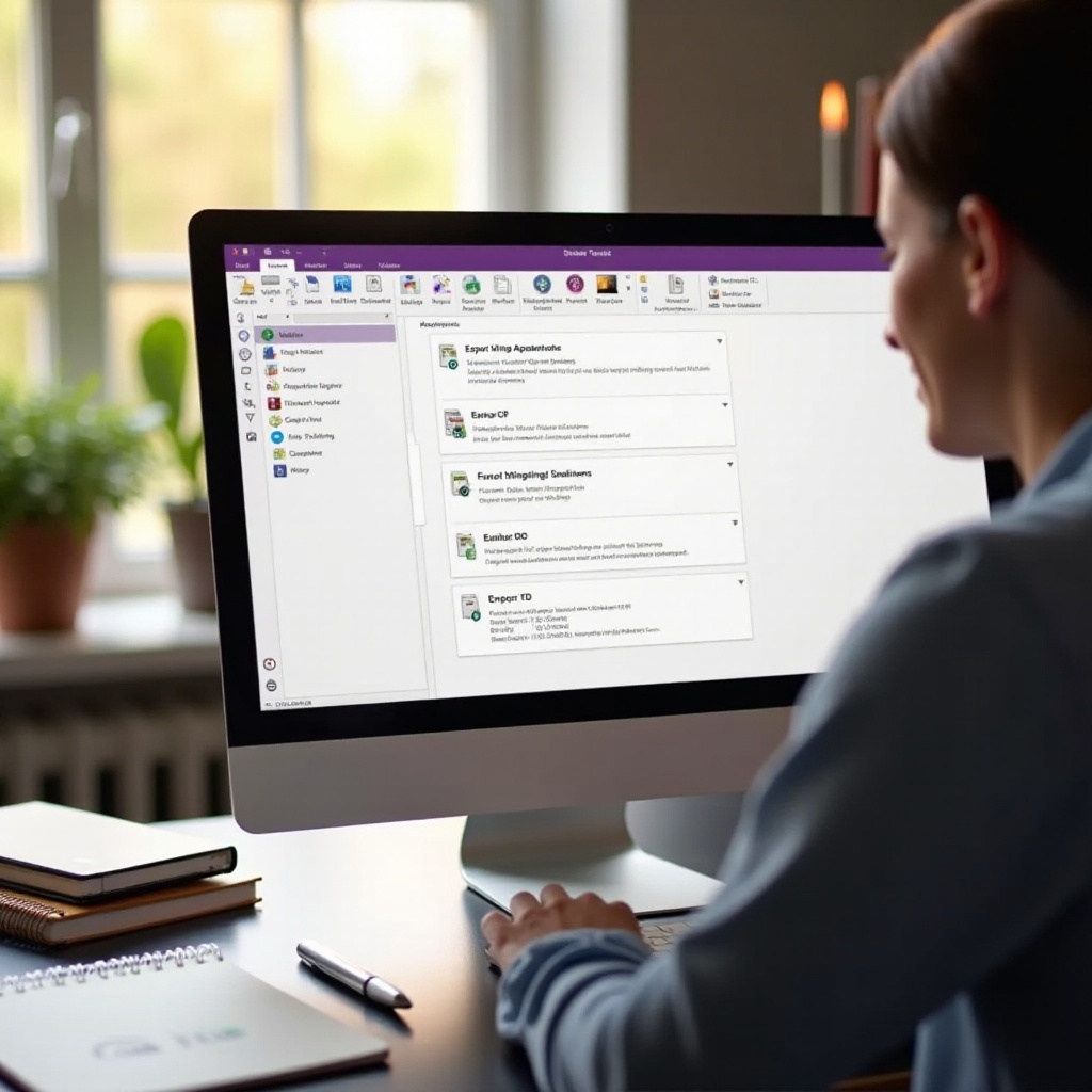 comment exporter des carnets OneNote vers un fichier