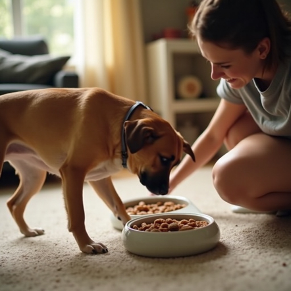 how to make dog eat slower
