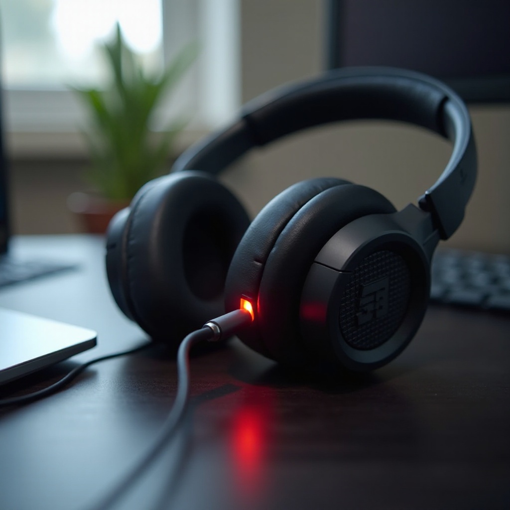 jbl headphones blinking red light when charging