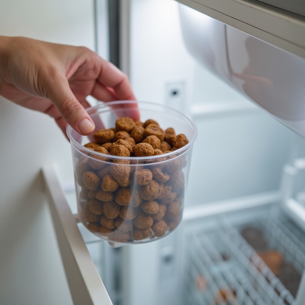 ¿puedes congelar el pienso para perros?