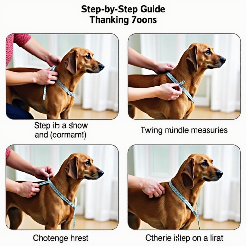 mesures de harnais pour chien