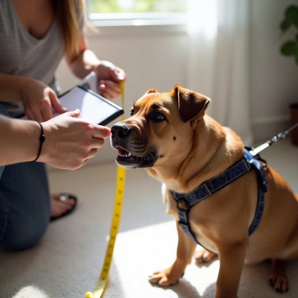 Geschirrmaße für Hunde