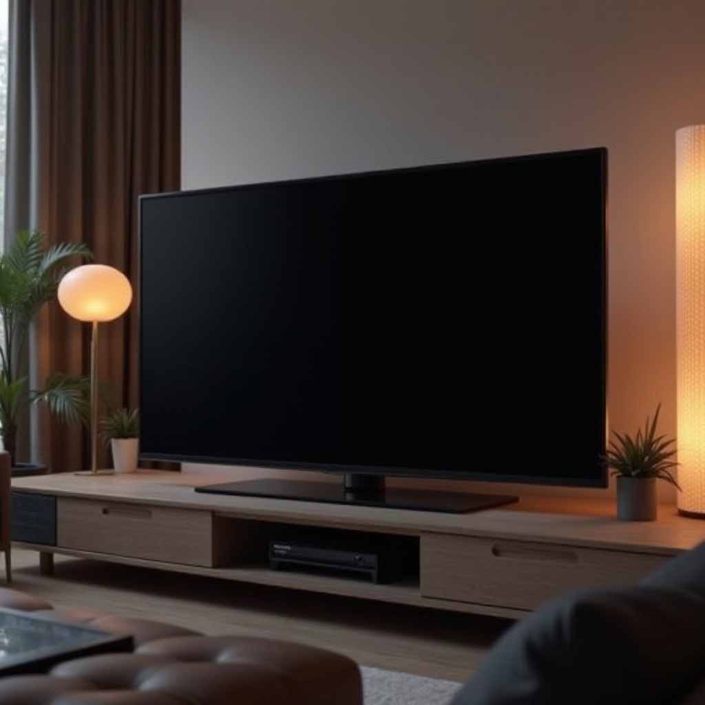 het tv-scherm werd zwart, maar heeft nog steeds geluid