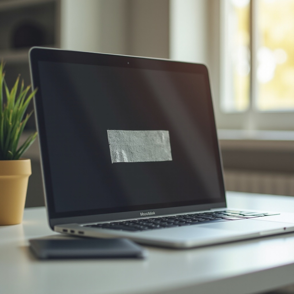 why is there tape over my macbook screen