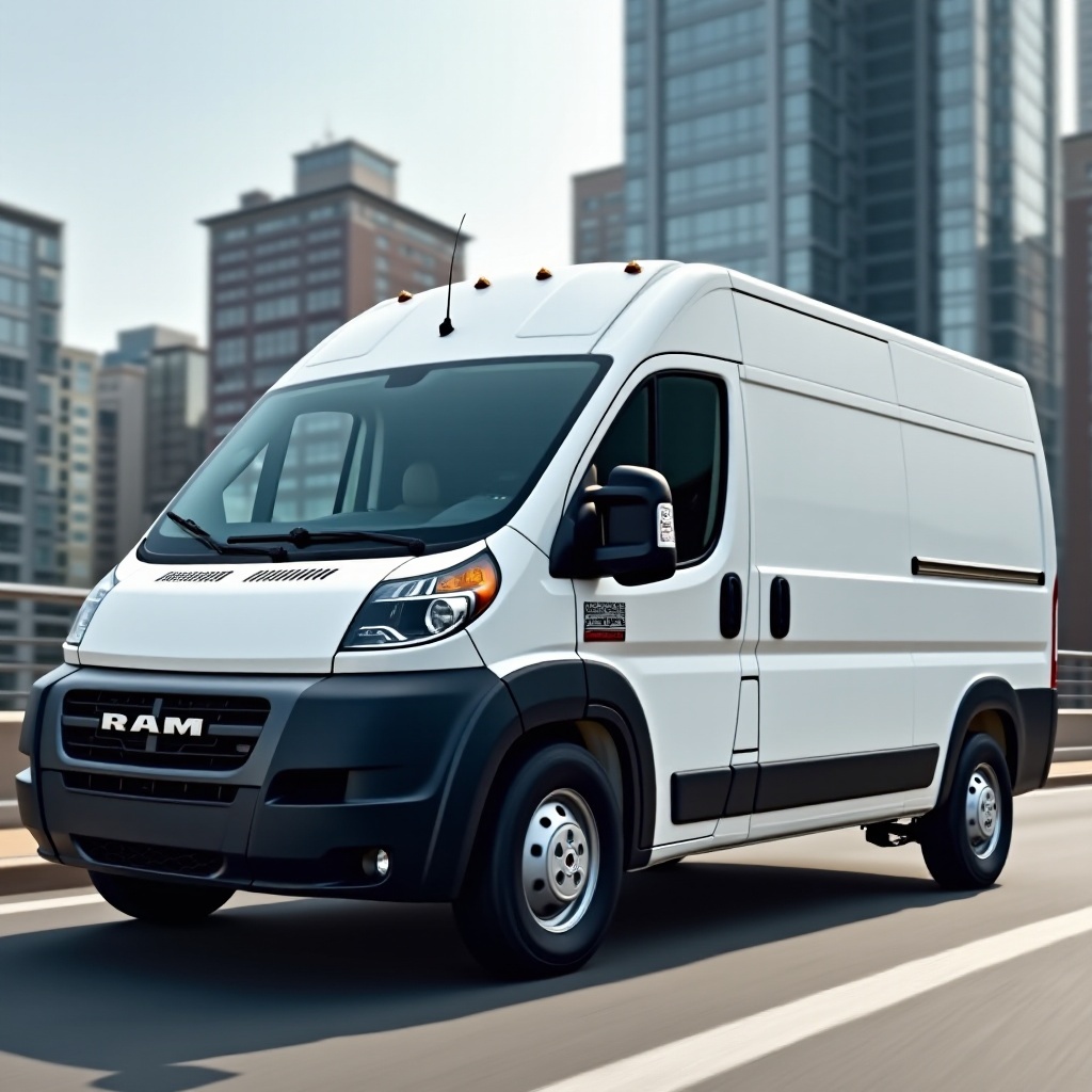 2025 modèles de carrosserie de la camionnette de chargement Ram ProMaster