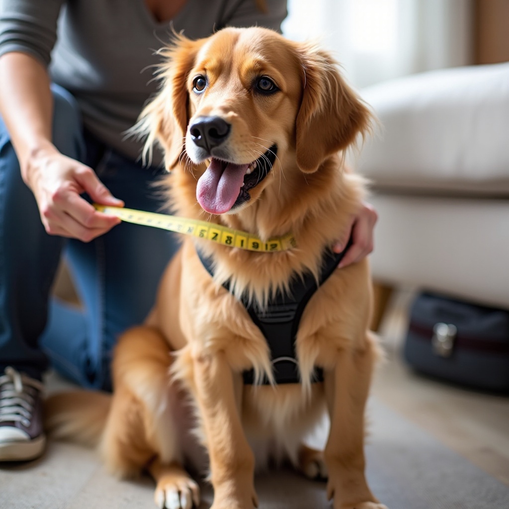 Geschirrmaße für Hunde