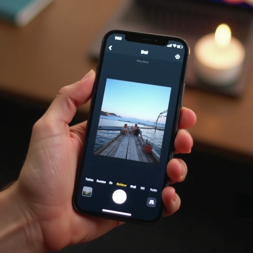 modificare la dimensione della foto su iPhone