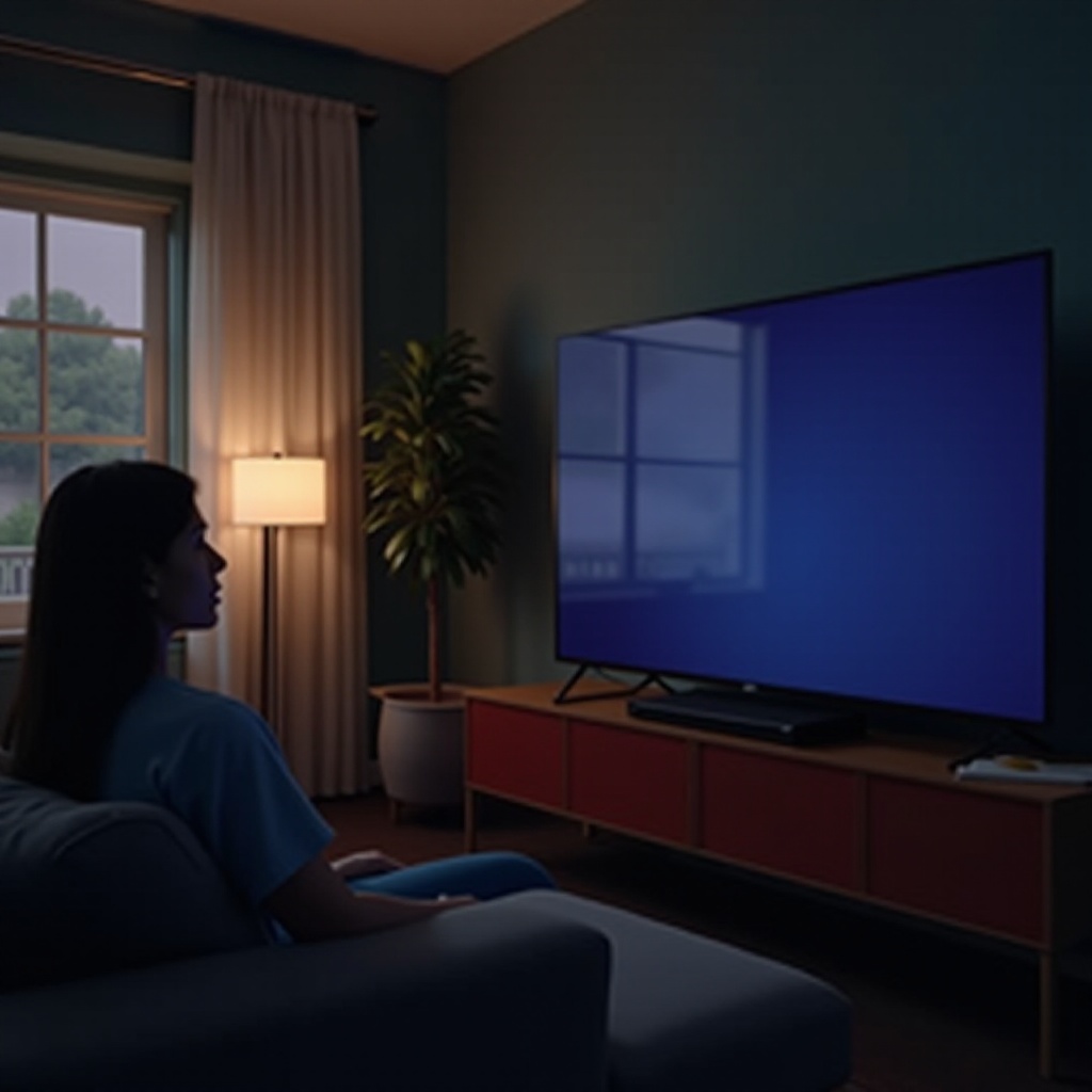televisor Roku que se enciende y apaga