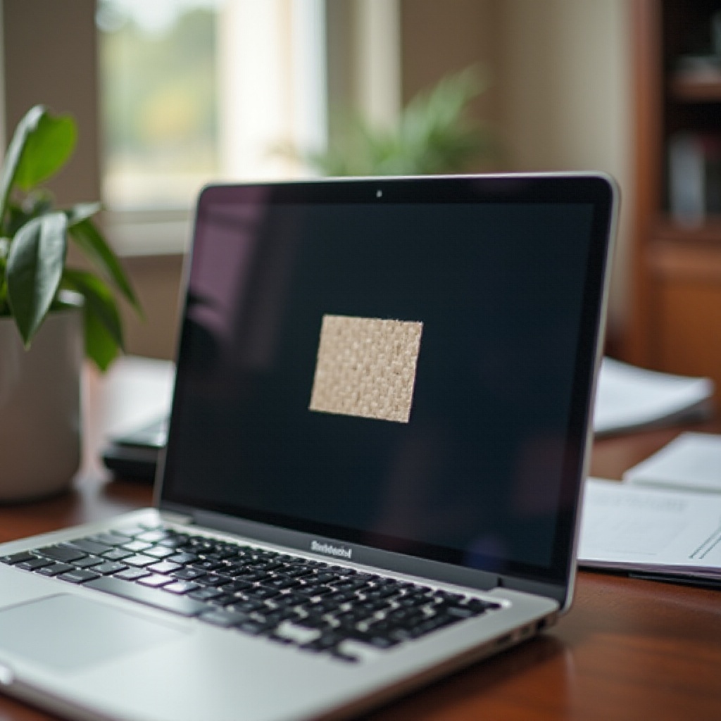 por qué hay cinta adhesiva sobre la pantalla de mi MacBook