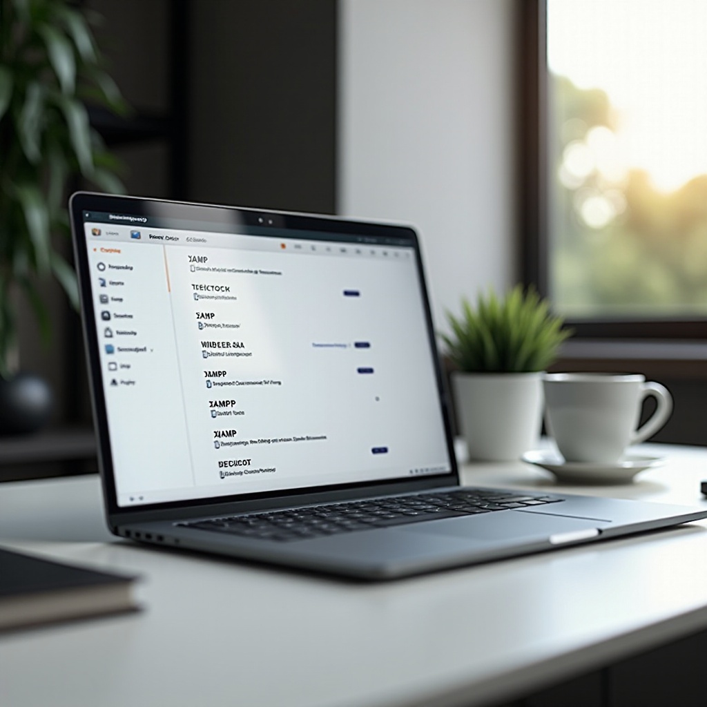 xampp não conseguiu concluir a instalação no MacBook