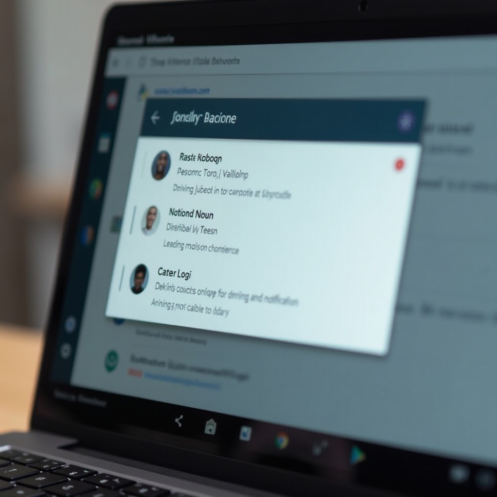 où sont les notifications sur mon Chromebook